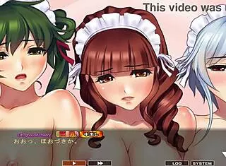 Maid-san says, 'Let's orgy in the final game scene.'