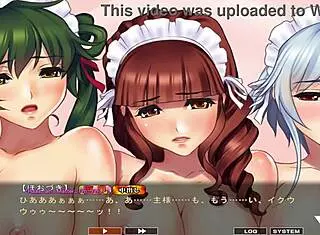 Maid-san says, 'Let's orgy in the final game scene.'