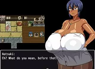 i'm playing this hentai game with tanned natsuki, and this weird guy wants a striptease