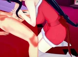 akeno surprises with sheer fantasy in hentai