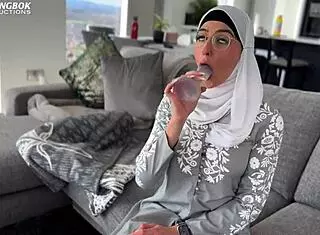 Maid Aaliyah discovers sex toys!