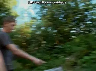 she said, 'i love this shaved pussy action on the river bank with blowjob and anal'