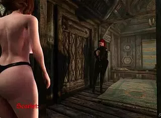 ysolda gets bent over for monster cock doggystyle in skyrim mod 😏