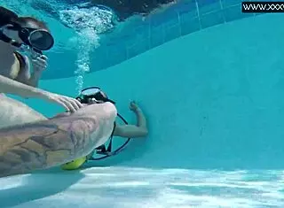 Minnie Manga Dives Deep for Underwater Dick Action