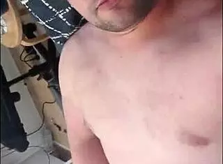 hot guy drenched in cum?