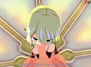 Lucy Heartfilia Sucks Dick Intensely In Fairy Tail
