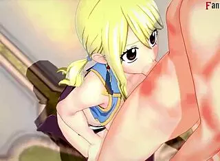Lucy Heartfilia Sucks Dick Intensely In Fairy Tail