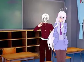 akeno surprises with sheer fantasy in hentai