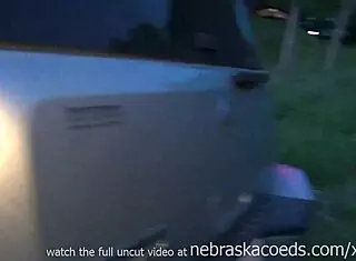 New Girl Nervous Flashing Outdoor In Florida Usa Public