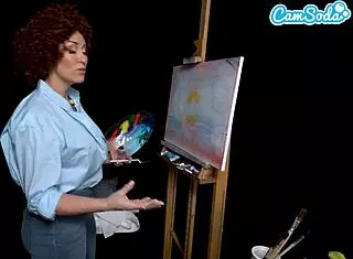 Ryan keely says, these big tits are getting horny in bob ross cosplay