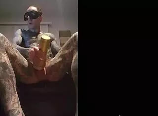 Hot fleshlight tat jack for solo masturbation?