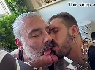 Trio engages in fisting and more intense gay action