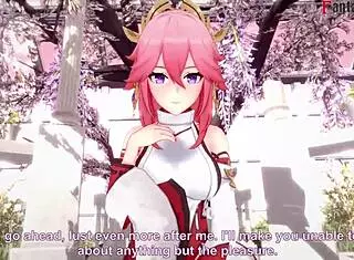 Yae Miko Sucking POV Genshin Impact