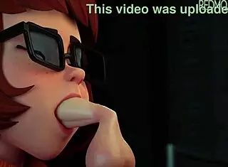 Velma searches mysteries with deepthroat creampie