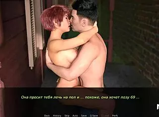 dusklightmanor hentai couple tries 69 position before hot sex.