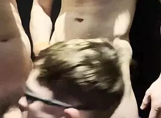 Raw Orgy in Nightclub Bathroom Featuring Anal Creampie and Bareback