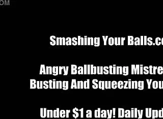 Brace Yourself For Hardcore Ballbusting Action!