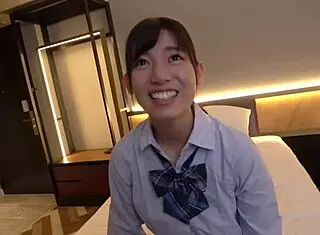 Cute High School Girl In Homemade Sex With Erotic Blowjob