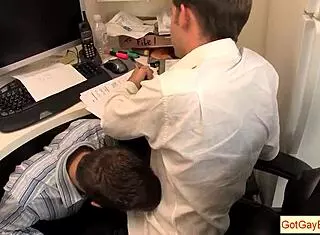 kelan carr having office blowjob fun