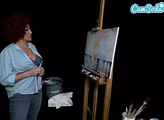 Ryan keely says, these big tits are getting horny in bob ross cosplay