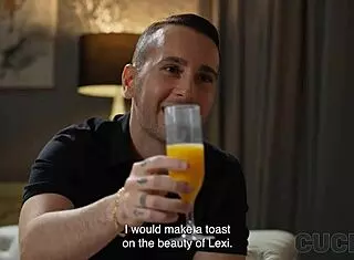 cuckold husband watches wife with ebony group in swap that goes wrong!