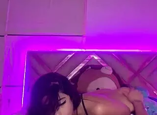 Hey, this latina neighbor is getting so horny for her stepbro's monster cock. Watch her oiled big ass in pov roleplay! 😏