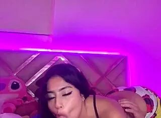 Hey, this latina neighbor is getting so horny for her stepbro's monster cock. Watch her oiled big ass in pov roleplay! 😏