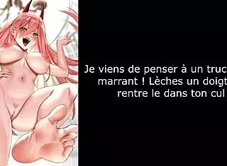 Hentai Joi Featuring Power And Chainsawman With Assplay And Feet 😘