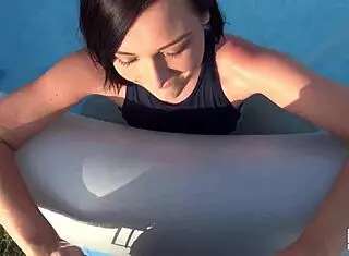 Hot French Teen Anna Siline Sucks Fat Dick!