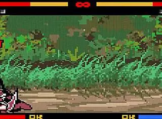 Futanari Fighters Engage in Rough Sex Fight