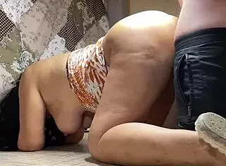 Stepmom Hangs Underwear Before Suggestive Anal Encounter With Son