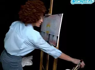 Ryan keely says, these big tits are getting horny in bob ross cosplay