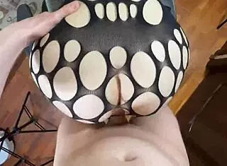 Homemade fun with stepsister's big ass in doggy style