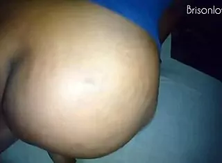 i stuck it in her bent over ass right away