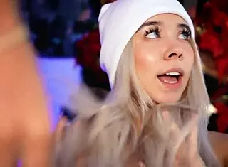 Horny Blonde Tests Friend's Cock Live On Webcam Show With Sexy Latina Couple