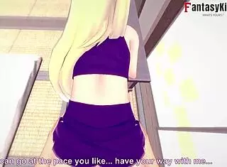 Ino yamanaka gives titjob before getting fucked by naruto