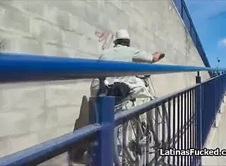 Drilling Oily Latina Amateur All Over The Place