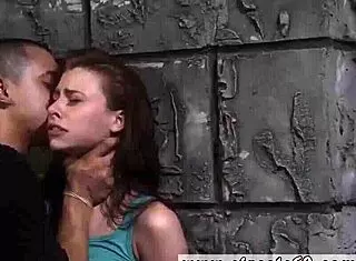 Rough Outdoor BDSM: Teen 18+ Bound in Public Webcam Hook-Up