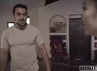 Aliya Brynn loses virginity in rough choking face fuck - Pure Taboo