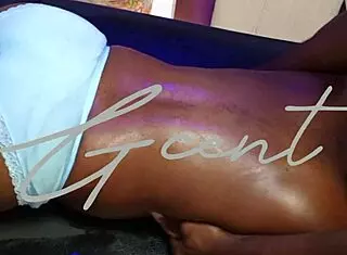 in a spacious room, the massage turns into fingering leading to orgasm