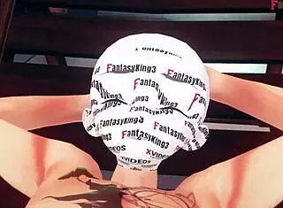 roxy and eris get close in pool scene from mushoku tensei