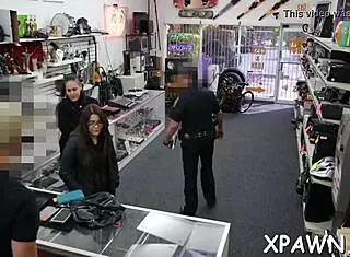 look at this horny couple drilling shaved pussy in sloppy reality hardcore