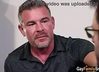 stepfather discovers stepson likes guys, leading to hot encounters.