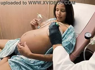 Dayanara gets milk from pregnant tits