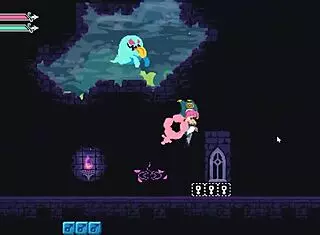 Hot Monster Girl Drains His Balls!