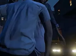In GTA 5, the online CHARACTER GETS a HOOKER SERVICE