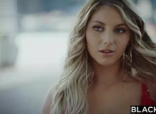 curvy blonde kayley spots her fantasy man and gets bent over for a deepthroat creampie.