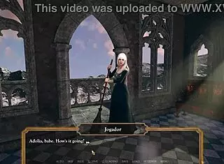 אצילה ומשרת מתענגים בשלישייה מונפשת טעימה