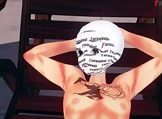 roxy and eris get close in pool scene from mushoku tensei