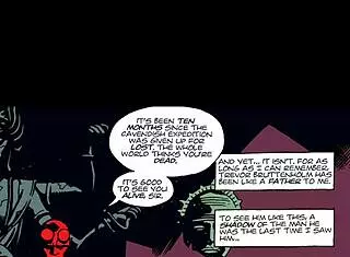 hellboy comic chapter 1 part 2, featuring gay nerd emo characters